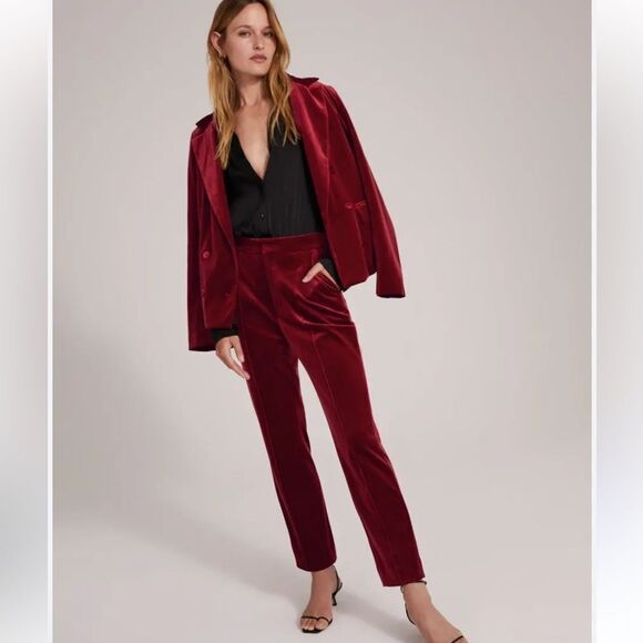 Favorite Daughter THE AMORE Velvet PANT NWOT Size 16 - Picture 1 of 13